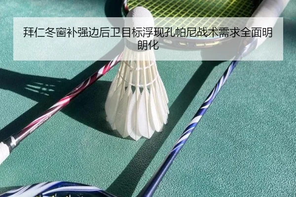 拜仁冬窗补强边后卫目标浮现孔帕尼战术需求全面明朗化